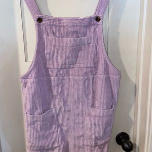 Purple Corduroy Dress